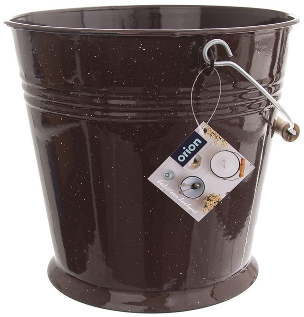 Відро харчове Orion Brown сталеве коричневе 10 л (8592381164911) - зображення 1