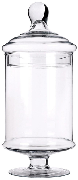 Ємність для зберігання Excellent Houseware скляна Прозора 1.5 л (8720573234290) - зображення 1