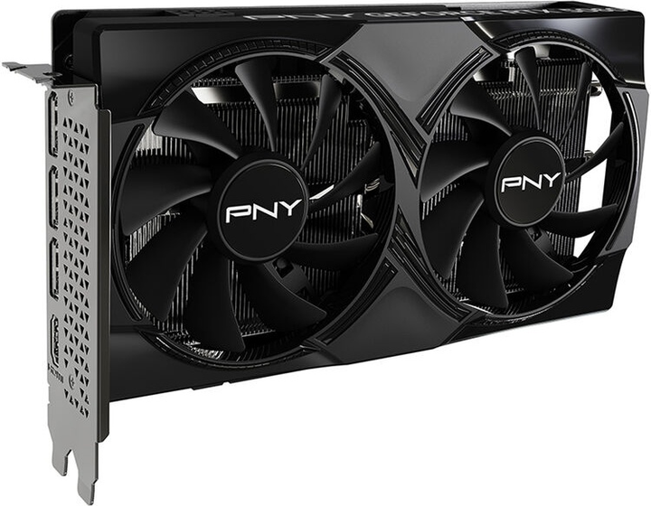 Karta graficzna PNY PCI-Ex GeForce RTX 5060 Dual Fan 8GB GDDR7 (128bit) (2497/28000) (HDMI, 3 x DisplayPort) (VCG50608DFXPB1) - obraz 3