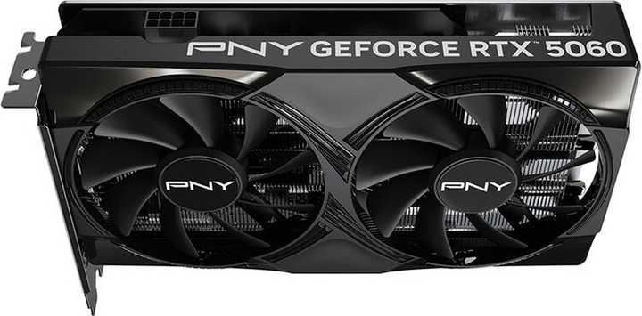 Karta graficzna PNY PCI-Ex GeForce RTX 5060 Dual Fan 8GB GDDR7 (128bit) (2497/28000) (HDMI, 3 x DisplayPort) (VCG50608DFXPB1) - obraz 5