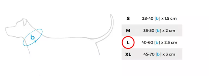 Нашийник для собак Comfy by AquaEl AMIPLAY регульований L Чорний (5907563222243) - зображення 3