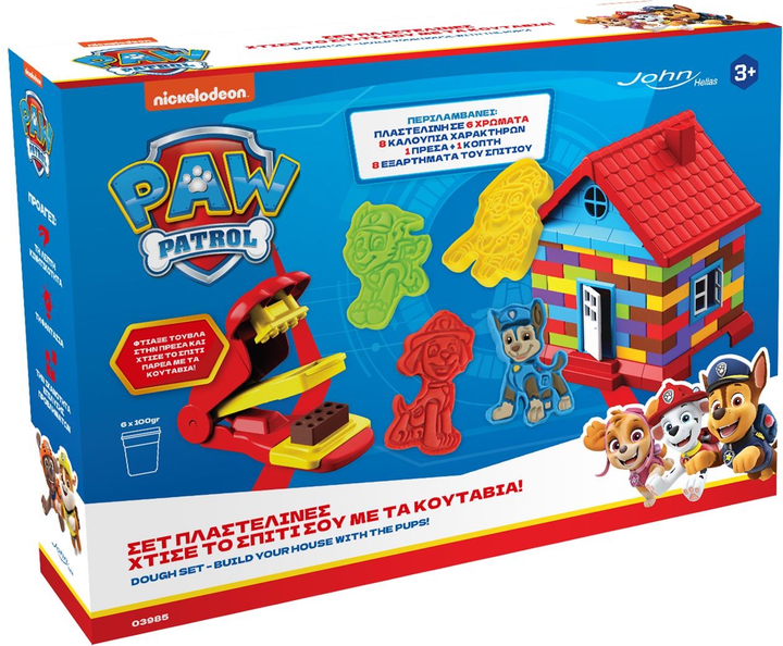 Zestaw kreatywny John Hellas Psi Patrol Domek 03985PM (8693830039856) - obraz 1