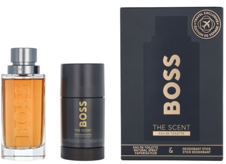 Zestaw męski Hugo Boss The Scent Woda toaletowa 100 ml + Dezodorant 70 g (3616305629838) - obraz 2