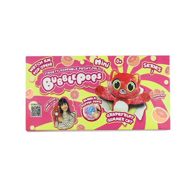 Мягкая игрушка Bubble Pops Грепфрутовая кошка 20 см (2402005/12) (267567) - изображение 4