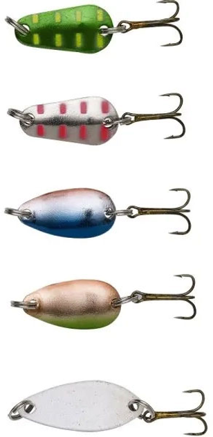 Zestaw błystek Ron Thompson Trout 2 5-9 g 5 szt (5706301582270) - obraz 1