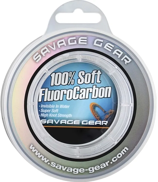 Fluorocarbon Savage Gear Soft Fluoro Carbon 0.17 mm 50 m 2.10 kg Przezroczysty (SAV-54847) - obraz 1