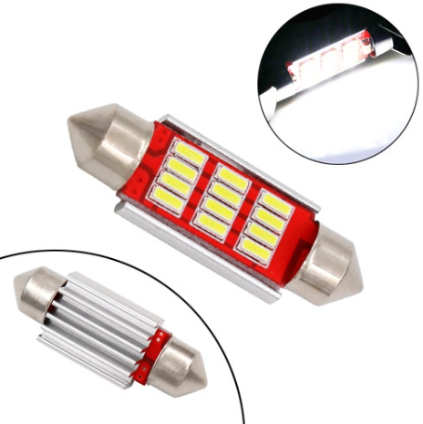 LED C5W C10W 36мм лампа с обманкой Canbus 3 SMD (286388) - изображение 2