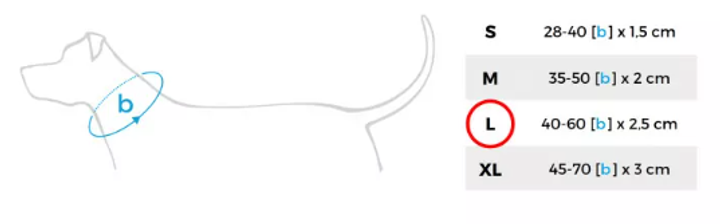 Obroża dla psa Comfy by AquaEl AMIPLAY półzaciskowa Samba L Różowa (5907563278646) - obraz 3