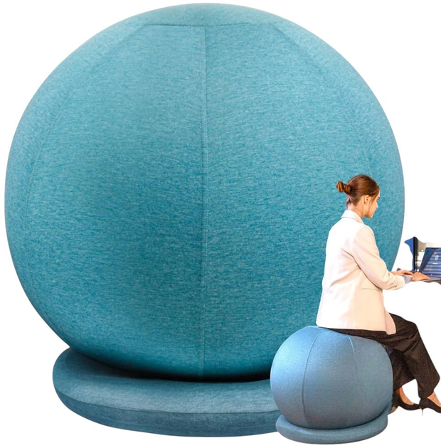 М'яч для сидіння SportVida SV-HE0013 75 см Синій - зображення 2