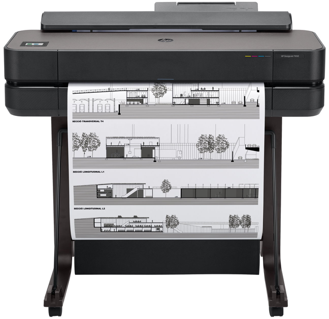 Ploter HP DesignJet T650 24-in Printer (5HB08D#B19) - obraz 1