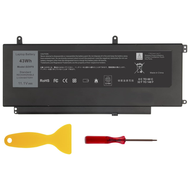 Батарея D2VF9 (PXR51) для DELL Inspiron 7547, 7548 11.1V 45Wh - Фото 1 Батарея D2VF9 (PXR51) для DELL Inspiron 7547, 7548 11.1V 45Wh - изображение 1