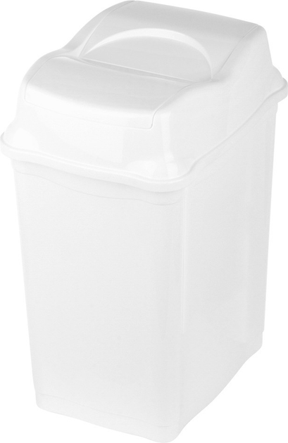 Сміттєвий кошик Orion пластиковий 28 л Білий (8592381171032) - зображення 2