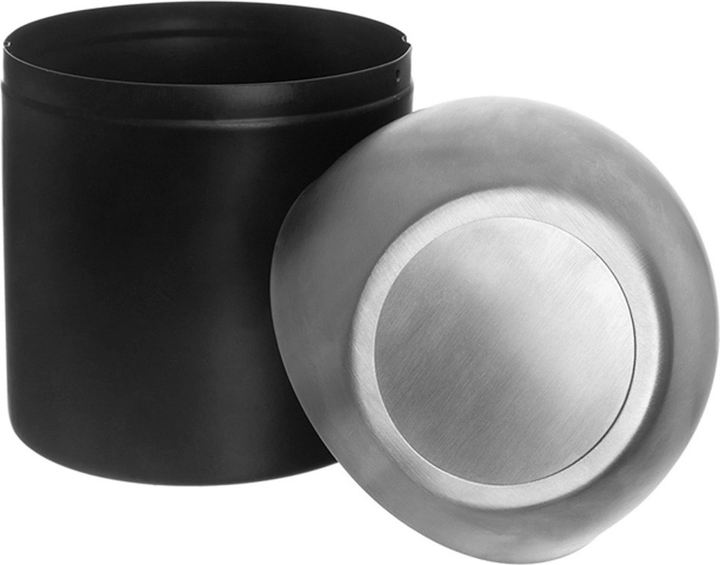 Сміттєвий кошик Orion сталевий 1,2 л Чорний (8592381212186) - зображення 3