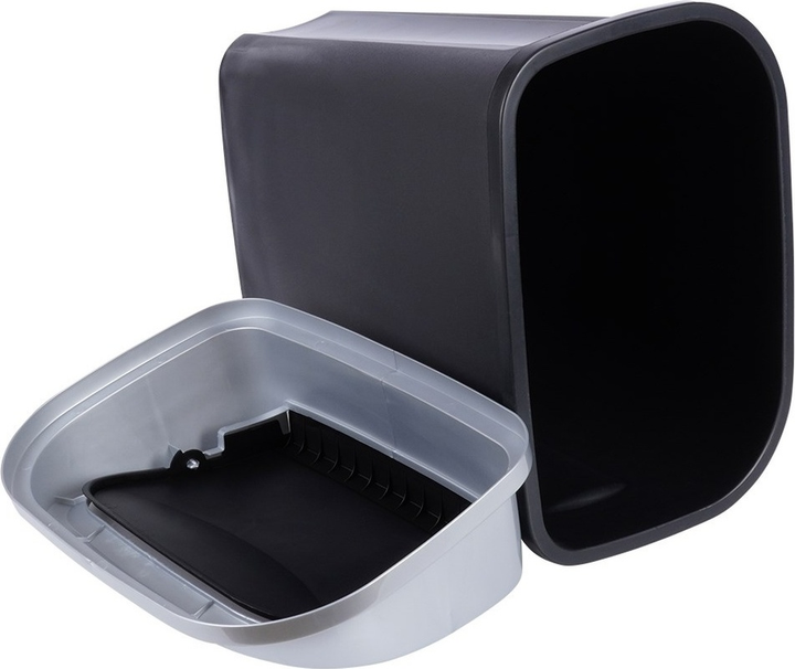 Kosz na śmieci Vilde plastikowy 50 l Czarny (8720573809542) - obraz 4