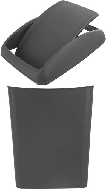 Сміттєвий бак Orion пластиковий 20 л Сірий (8592381182724) - зображення 5