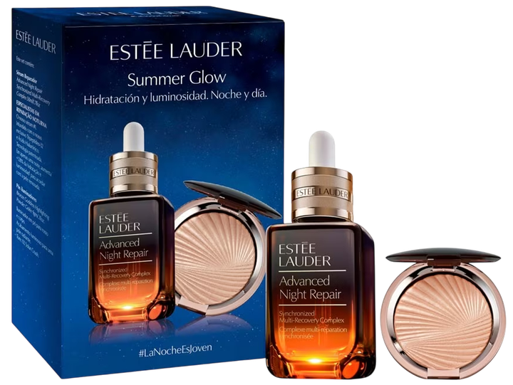 Набір Estée Lauder Advanced Night Repair Case Сироватка 50 мл + Хайлайтер #Solor Crush 1 шт (0887167837478) - зображення 1