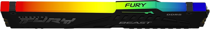 Pamięć RAM Kingston Fury DDR5-5600 65536MB PC5-44800 (Kit of 4x16384) Beast XMP 1Rx8 RGB Black (KF556C40BBAK4-64) - obraz 5