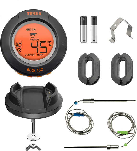 Termometr do mięsa Tesla Cook BBQ 150 Smart z sondą Bluetooth 5.2 i aplikacją mobilną (8595689805975) - obraz 6