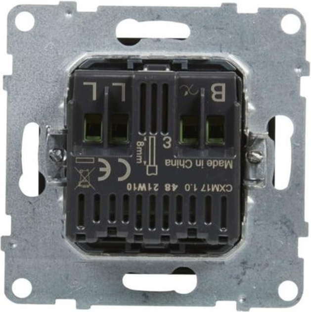 Світлорегулятор поворотний Legrand Suno всі навантаження 300 Вт Чорний 721479 (3414972050197) - зображення 3