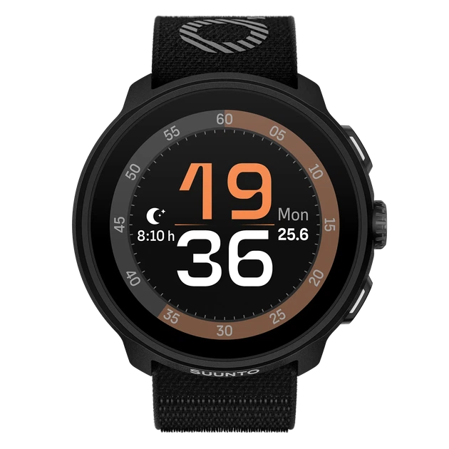 Смарт часы SUUNTO RUN ALL BLACK W/ TEXTILE STRAP - Фото 1 Смарт часы SUUNTO RUN ALL BLACK W/ TEXTILE STRAP - изображение 1
