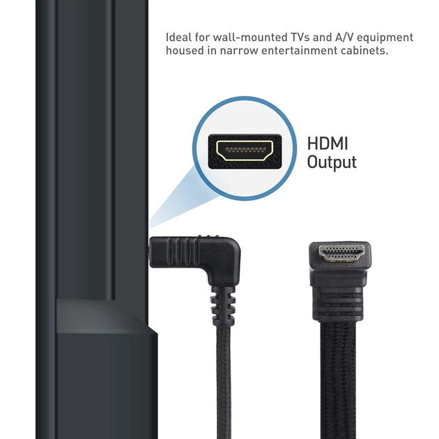 Кабель Cable Matters HDMI 2.1 48Gbps 8K@60Hz, 4K@120Hz, 1.8м, black (300038-BLK-6) - Фото 5 Кабель Cable Matters HDMI 2.1 48Gbps 8K@60Hz, 4K@120Hz, 1.8м, black (300038-BLK-6) - изображение 5
