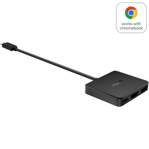 Док-станция ASUS DC100 Mini Dock 90XB0820-BDS000 Black USB-C 3.2 Gen2 USB 3.2 Gen2 HDMI - изображение 2