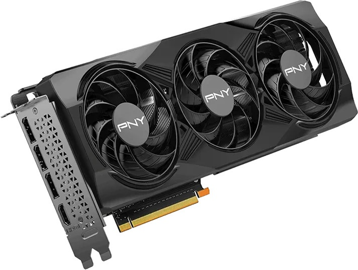 Karta graficzna PNY PCI-Ex GeForce RTX 5070 Triple Fan 12GB GDDR7 (192bit) (2510/28000) (HDMI, 3 x DisplayPort) (VCG507012TFXPB1) - obraz 2