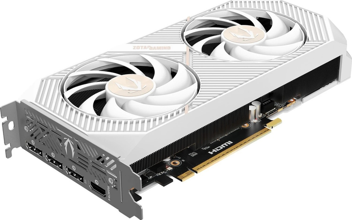 Karta graficzna Zotac PCI-Ex GeForce RTX 5070 Twin Edge OC White 12GB GDDR7 (192bit) (2542/28000) (HDMI, 3 x DisplayPort) (ZT-B50700Q-10P) - obraz 2