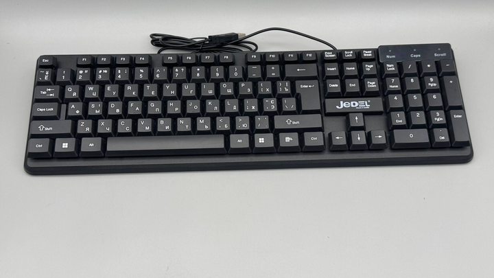 Комплект JEDEL G18: проводная клавиатура + мышь USB - изображение 3