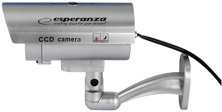 Atrapa kamery monitorującej Esperanza Spectre Srebrna (5901299960875) - obraz 4