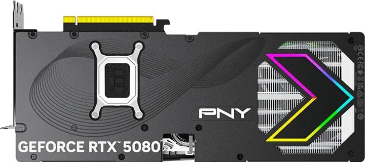 Karta graficzna PNY PCI-Ex GeForce RTX 5080 ARGB Epic-X RGB OC Triple Fan 16GB GDDR7 (256bit) (2775/30000) (HDMI, 3 x DisplayPort) (VCG508016TFXXPB1-O) - obraz 8