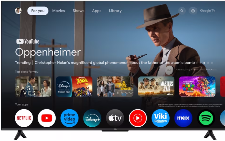 Телевізор TCL 55" QLED 55T69C (55T69C) - зображення 4