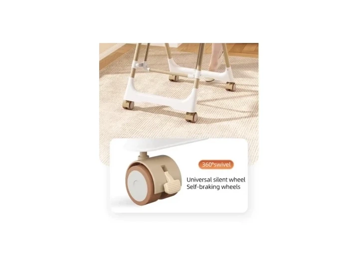 Стільчик-шезлонг для годування 2в1 Kidilo Baby Chair Z901 pink (11