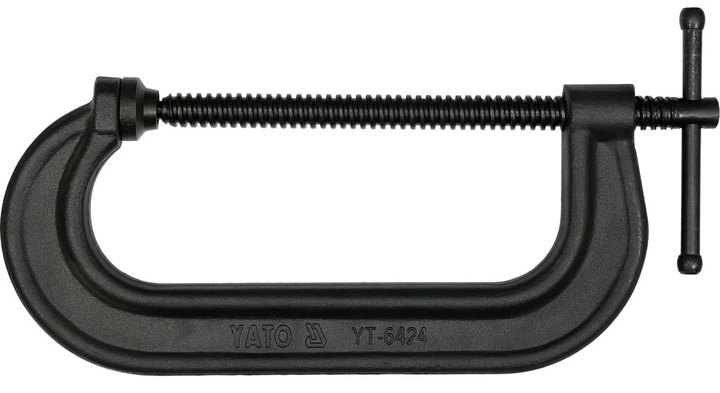 Ścisk śrubowy YATO typu C 200 mm (YT-6424) - obraz 1