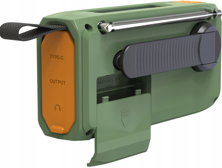 Radio przenośne analogowe solarne Blow AM/FM RA13 (5900804146032) - obraz 4