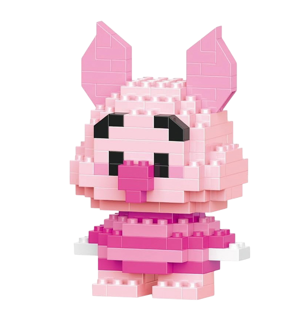 Конструктор фигурка Пиксели BRICKS Пятачок Piglet Winnie The Pooh