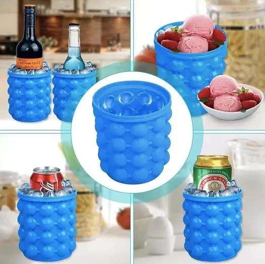 Форма відро для льоду Ice Cube Maker Genie для охолодження напоїв у пляшках - изображение 3
