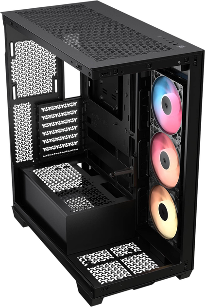 Obudowa Corsair 3500X RS-R ARGB Mid-Tower Black (CC-9011322-WW) - obraz 2