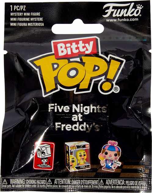 Минифигурка Funko Mystery Bitty Pop Five Nights at Freddy's Фредди 3 см (3346B5CE9D58) - изображение 2