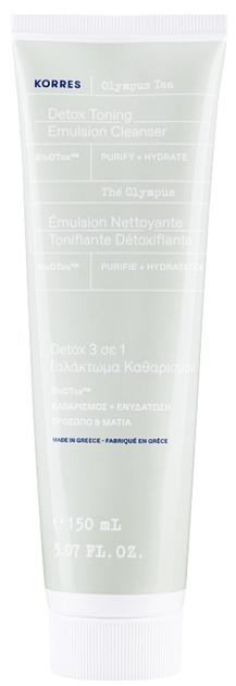 Emulsja oczyszczająca Korres Olympus Tea 3 w 1 z herbatą górską 150 ml (5203069105647) - obraz 1