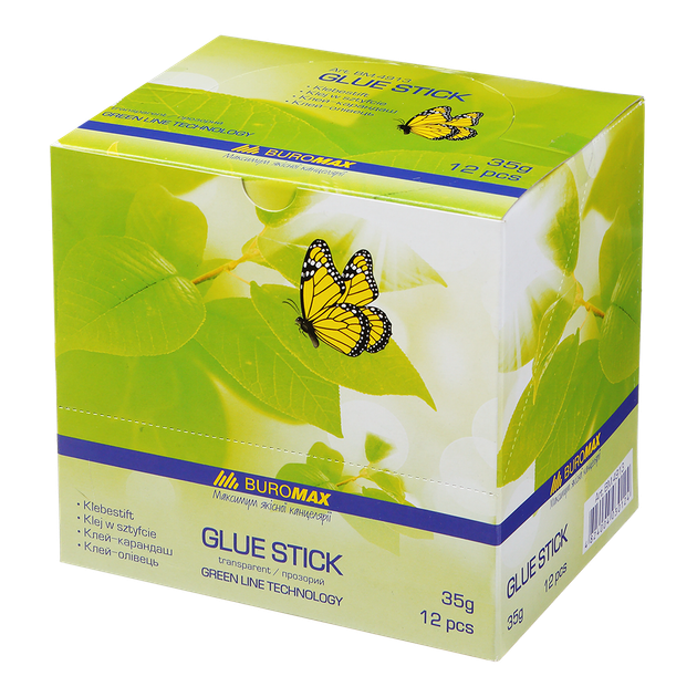 Клей-олівець Buromax PVP 35г прозорий (BM.4913) - Фото 3 Клей-олівець Buromax PVP 35г прозорий (BM.4913) - зображення 3