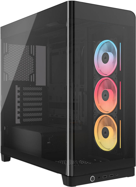 Корпус Corsair Frame 4500X LX-R RGB iCUE LINK Panoramic Glass Mid-Tower Black (CC-9011316-WW) - зображення 1