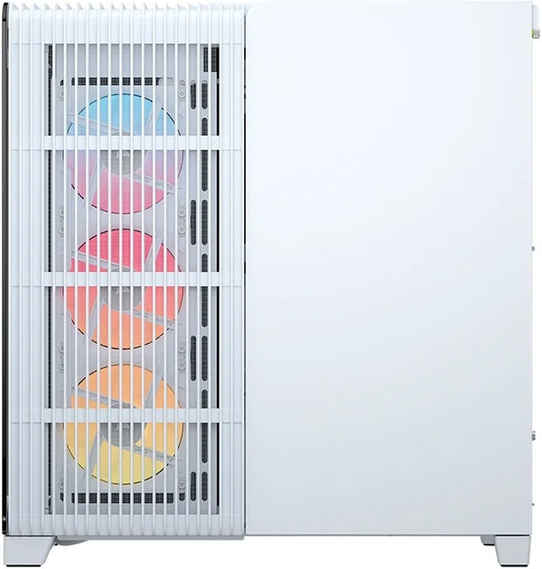 Obudowa Corsair Frame 4500X LX-R RGB iCUE LINK Panoramic Glass Mid-Tower White (CC-9011317-WW) - obraz 5