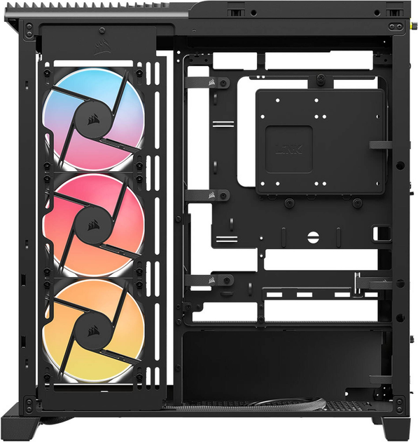 Корпус Corsair Frame 4500X RS-R ARGB Panoramic Glass Mid-Tower Black (CC-9011314-WW) - зображення 9