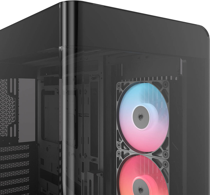 Корпус Corsair Frame 4500X RS-R ARGB Panoramic Glass Mid-Tower Black (CC-9011314-WW) - зображення 13