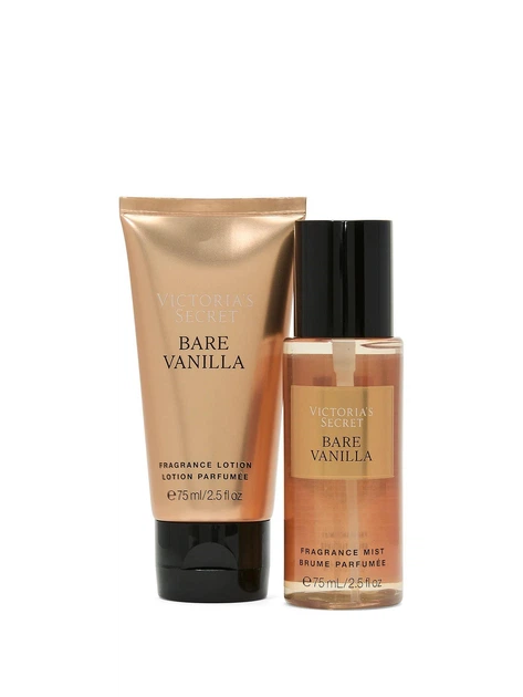 Набор мини Victoria's Secret (мист 75 мл + лосьон 75 мл) Bare Vanilla - Фото 2 Набор мини Victoria's Secret (мист 75 мл + лосьон 75 мл) Bare Vanilla - изображение 2