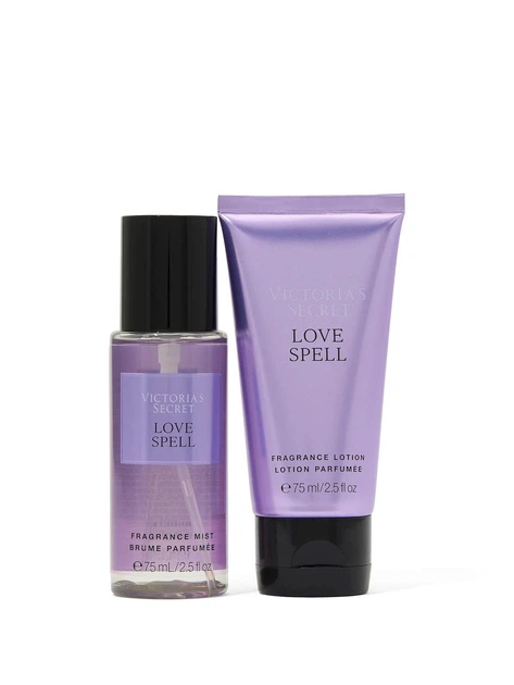 Набор мини Victoria's Secret (мист 75 мл + лосьон 75 мл) Love Spell - Фото 2 Набор мини Victoria's Secret (мист 75 мл + лосьон 75 мл) Love Spell - изображение 2