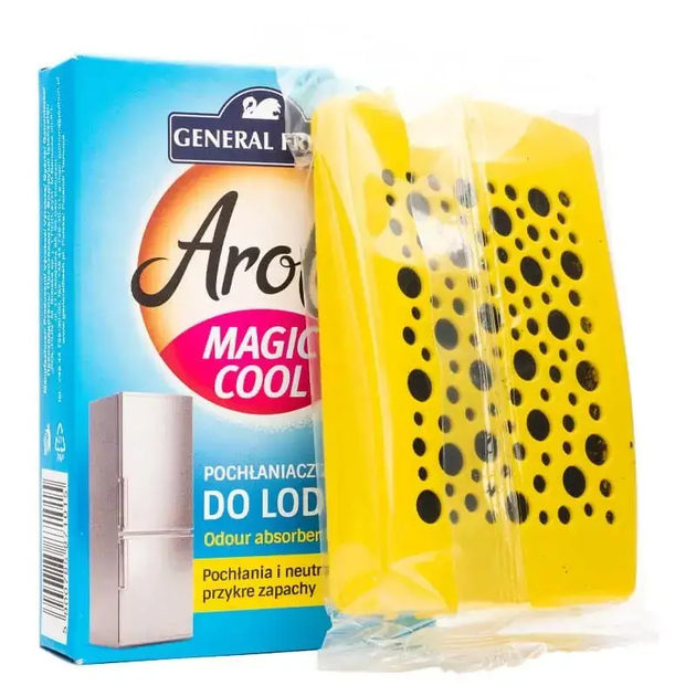 Нейтралізатор запахів для холодильника General Fresh Arola Magic Cool, 30г - Фото 2 Нейтралізатор запахів для холодильника General Fresh Arola Magic Cool, 30г - зображення 2