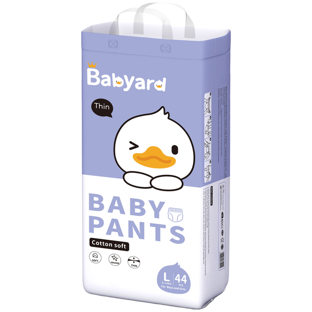 Підгузки-трусики Babyard L 4 (9-14 кг) 44шт - зображення 9