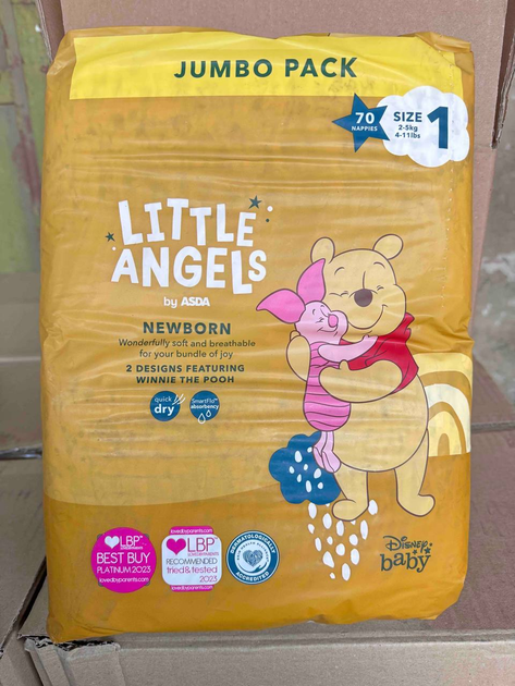 Подгузники Little angels 1 (2-5кг) 70шт - Фото 2 Подгузники Little angels 1 (2-5кг) 70шт - изображение 2